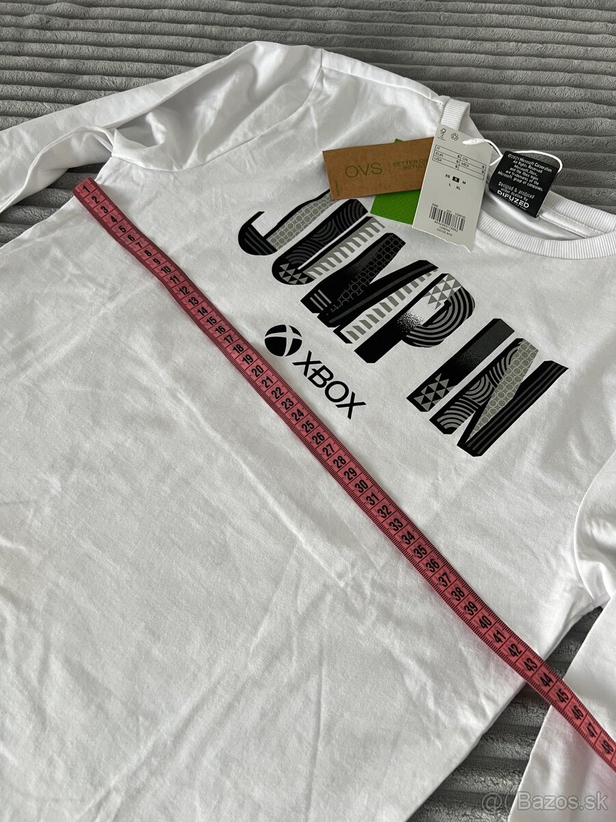 Nové tričko s dlhým rukávom OVS, veľkosť S - 8