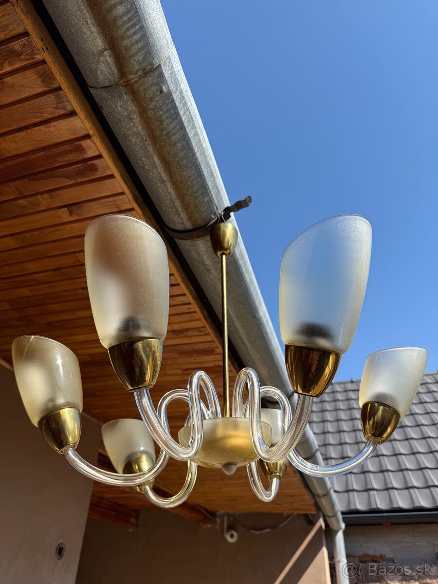 Predam krasny skleneny luster Brusel - 8