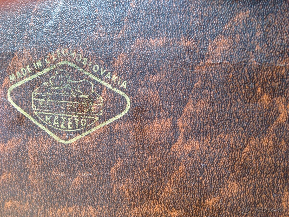 Retro Drevený kufor - 8