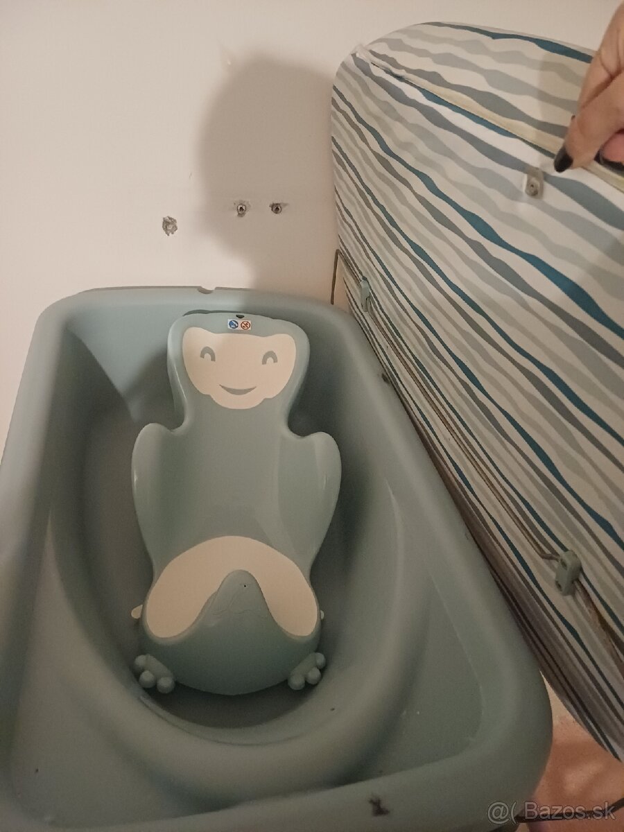 Prebaľovací pult 2v1, s Lehátkom a Nepremokavou podložkou - 8