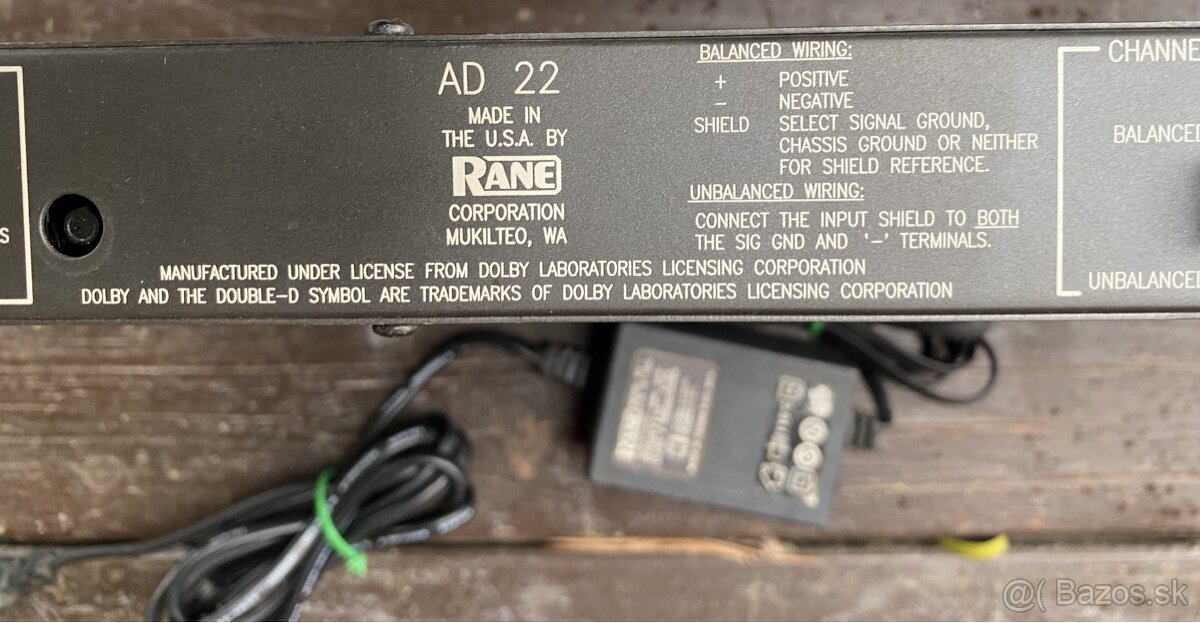 RANE USA Dolby Digitál Delay - profi trieda - 8