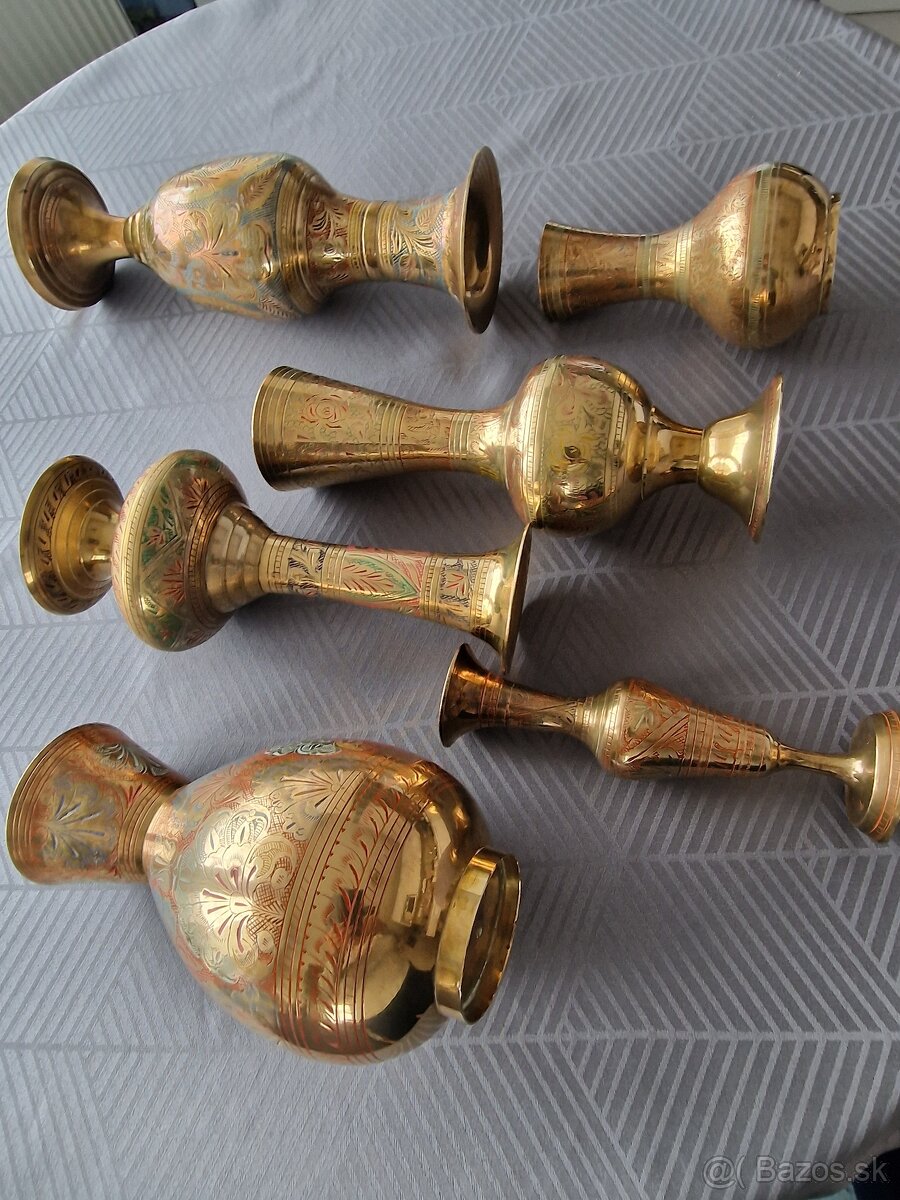 Tradičné indické mosadzné dekorácie - 8