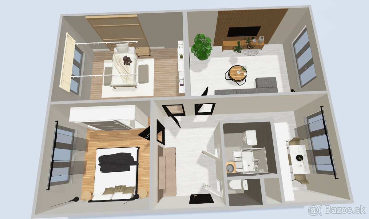 Predaj: 3 izbový byt sídlisko SNP Prakovce - 8