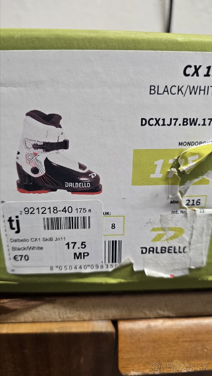 Detské lyžiarky 17.5 - 8