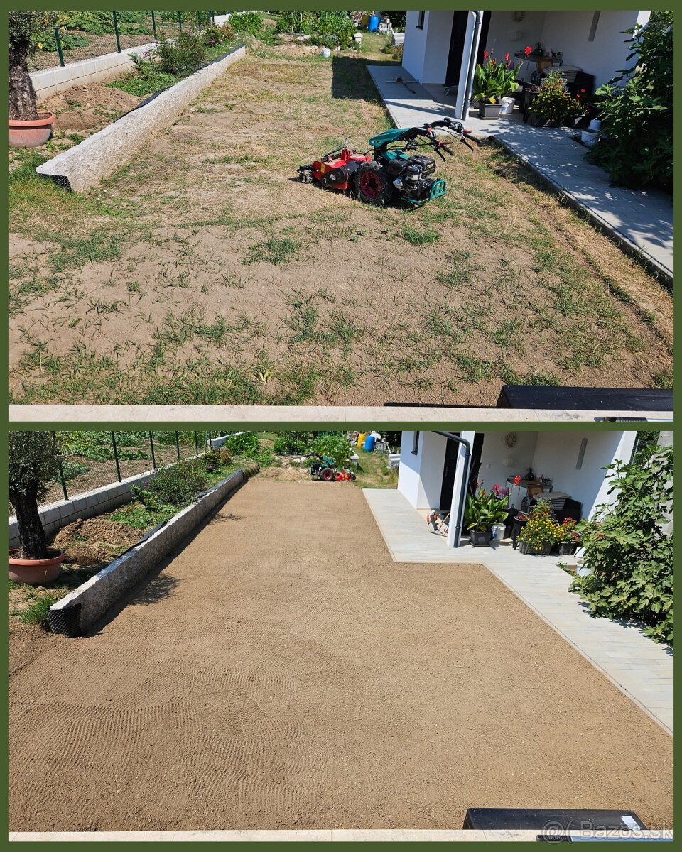 Služby - Mininakladač / Pôdna fréza / Zakladač trávnika - 8