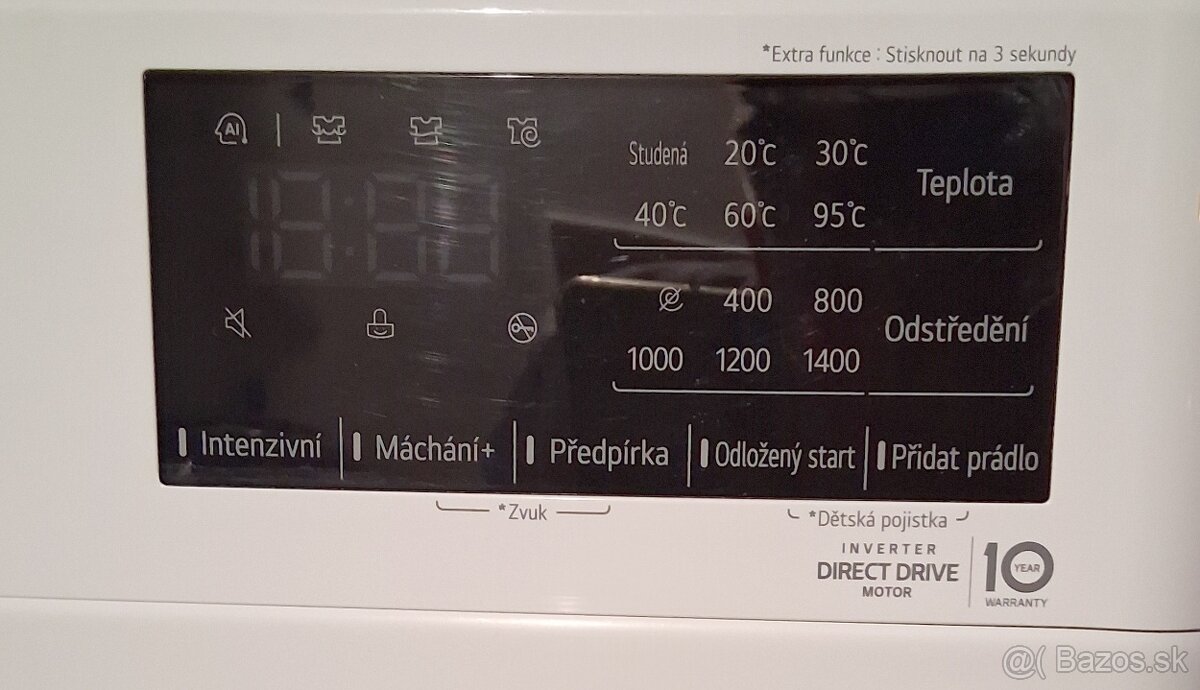 Pračka LG TURBO 1-9Kg Tr., A+++ - 8