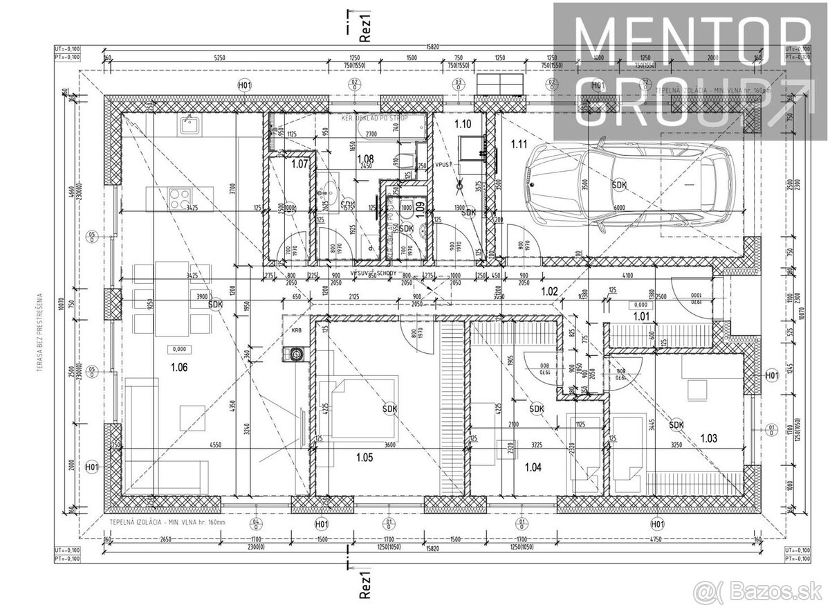 VR 360: Novostavba veľkého 4i bungalovu - holodomu s tepelný - 8