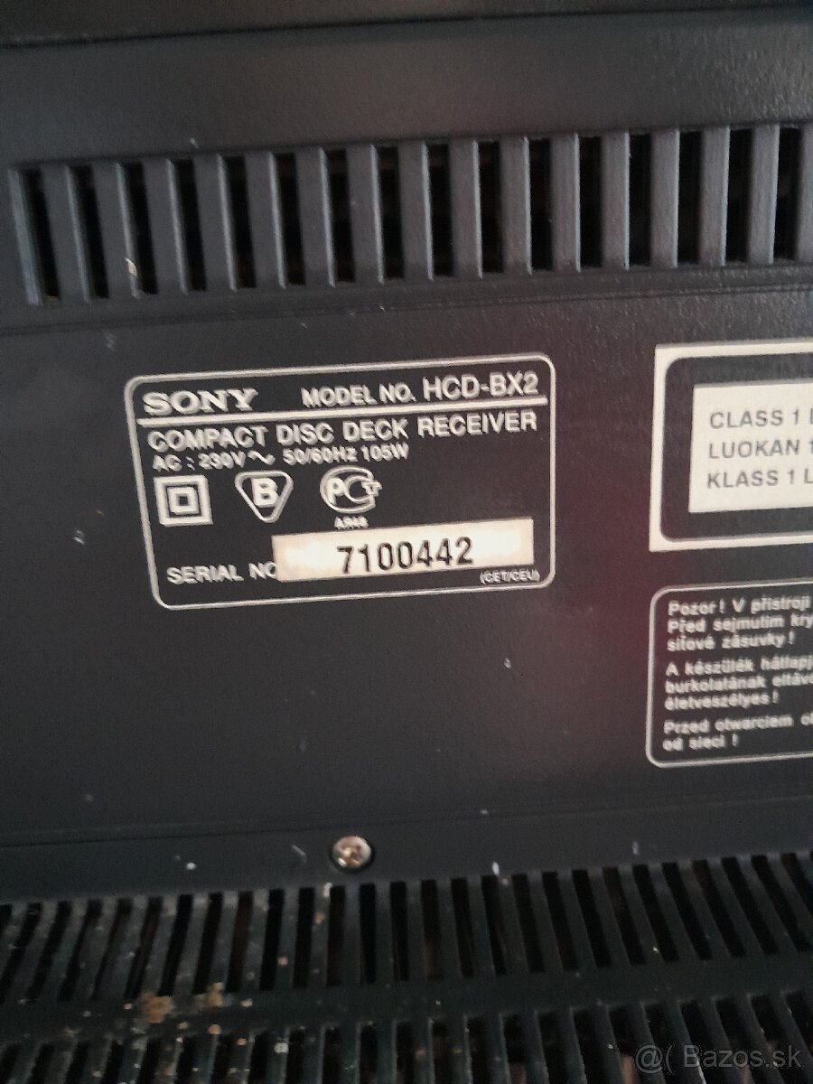 Hifi systém Sony - 8