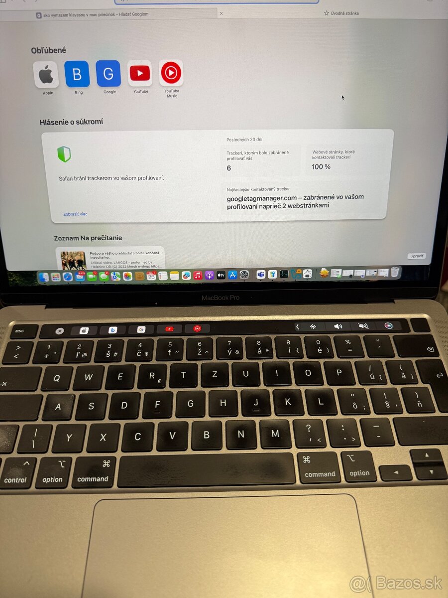 MacBook Pro 13" i7 (2020 s Touchbar) - 8