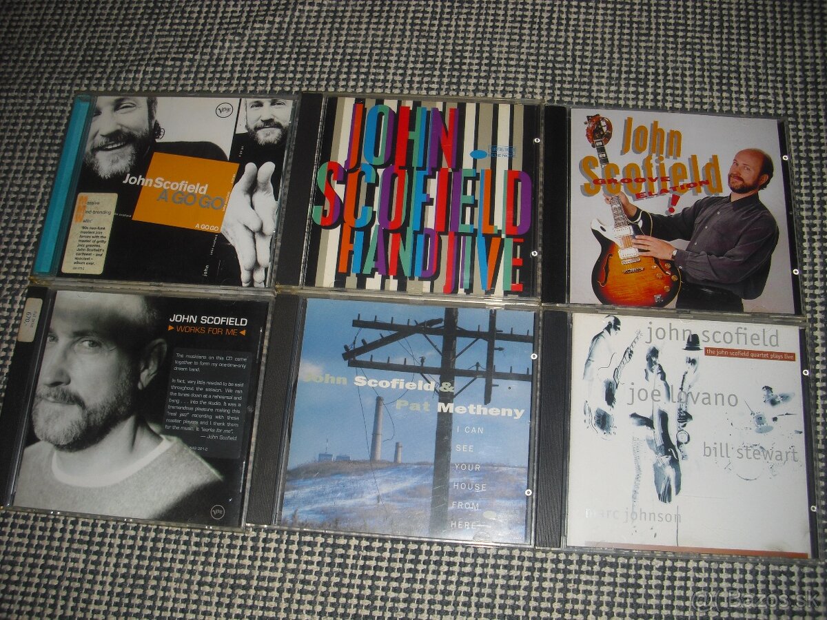 Predam zbierky CD USA Jazz Rock Electro Guitar fajnsmekrov - 8