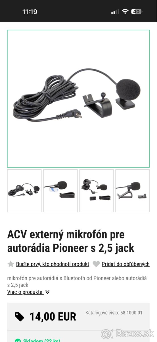 Predám autorádio Pioneer SPH-DA77DAB - 8