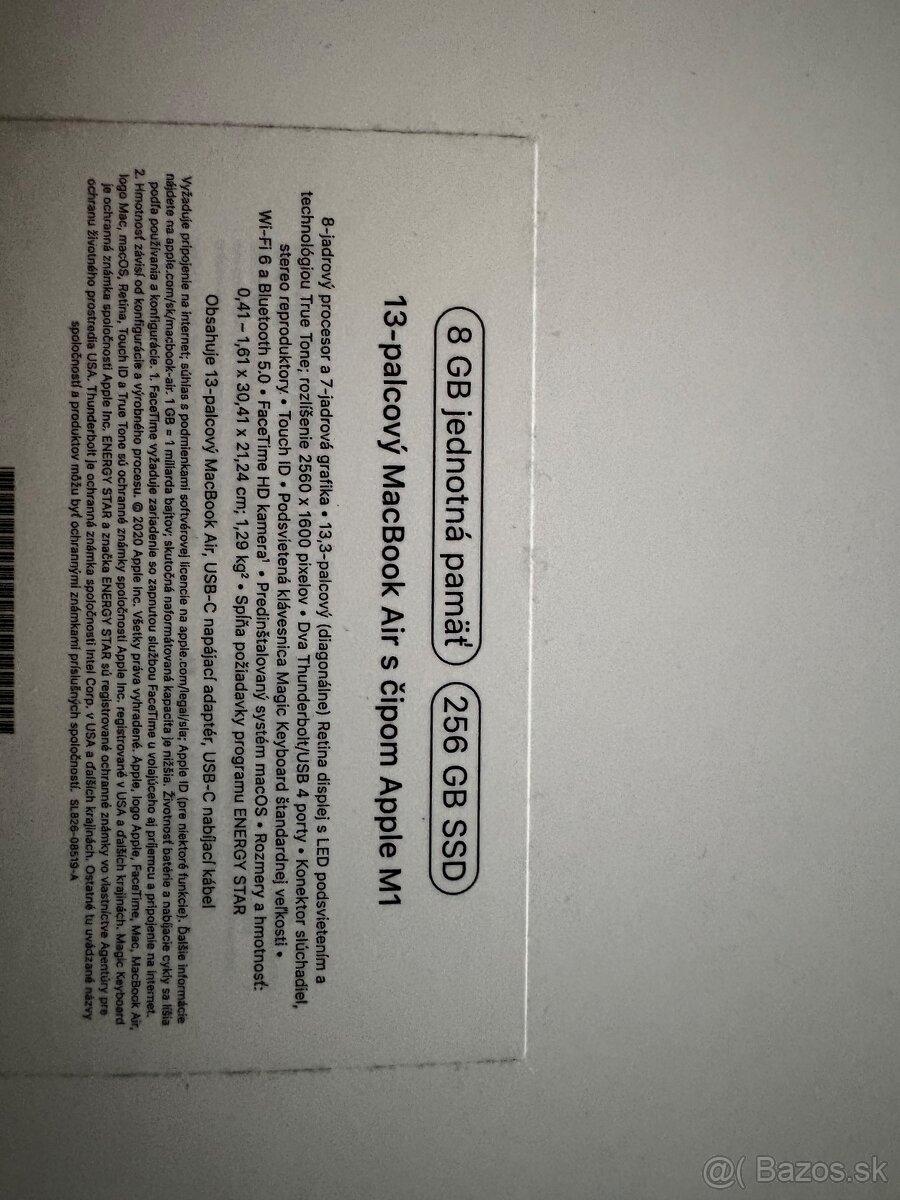 MacBook Air 13" M1 SK Kozmický sivý 2020 - 8