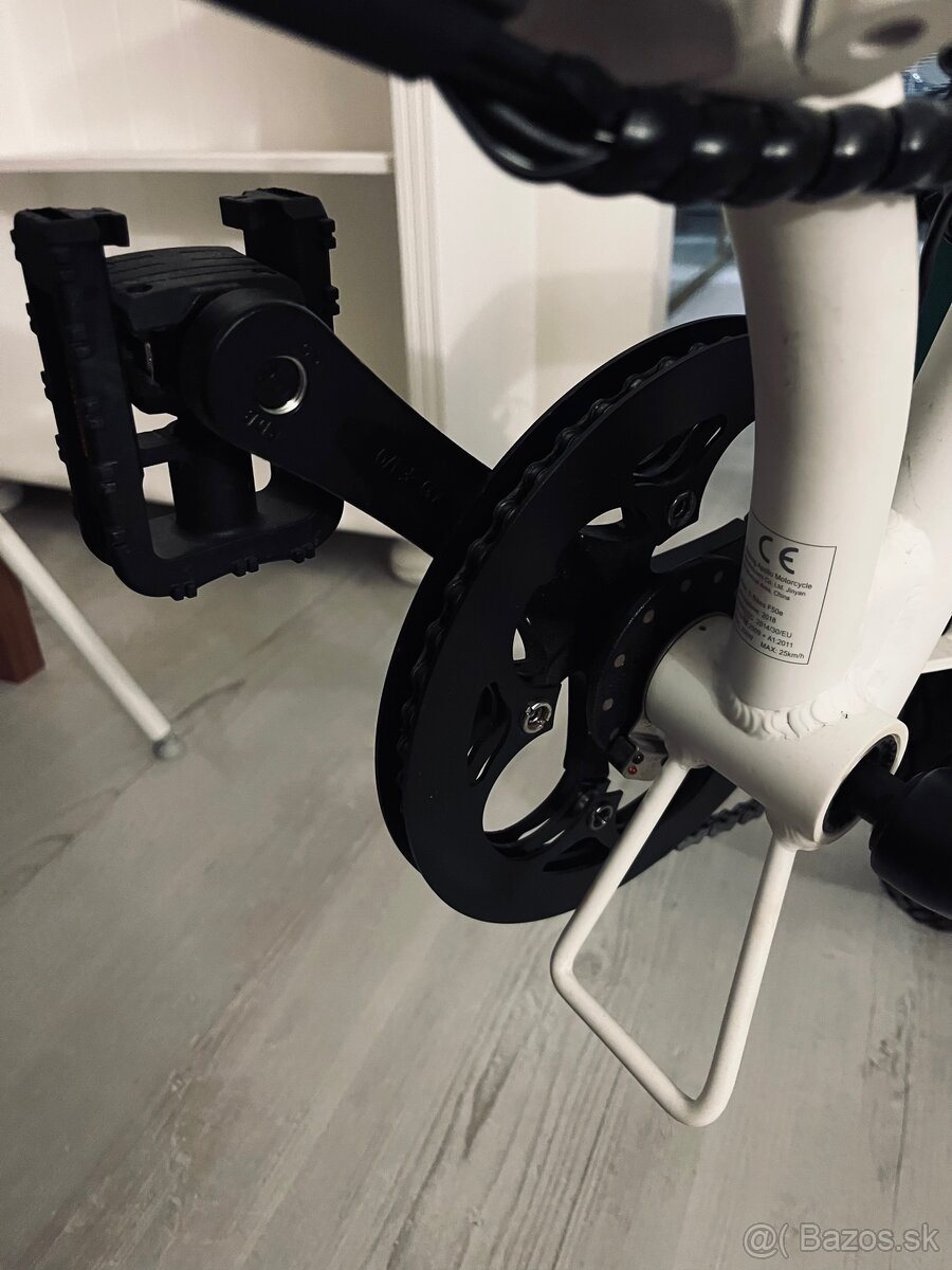 SKLADACÍ bicykel E-BIKE S-BIKES F50E , BIELY UNI - 8