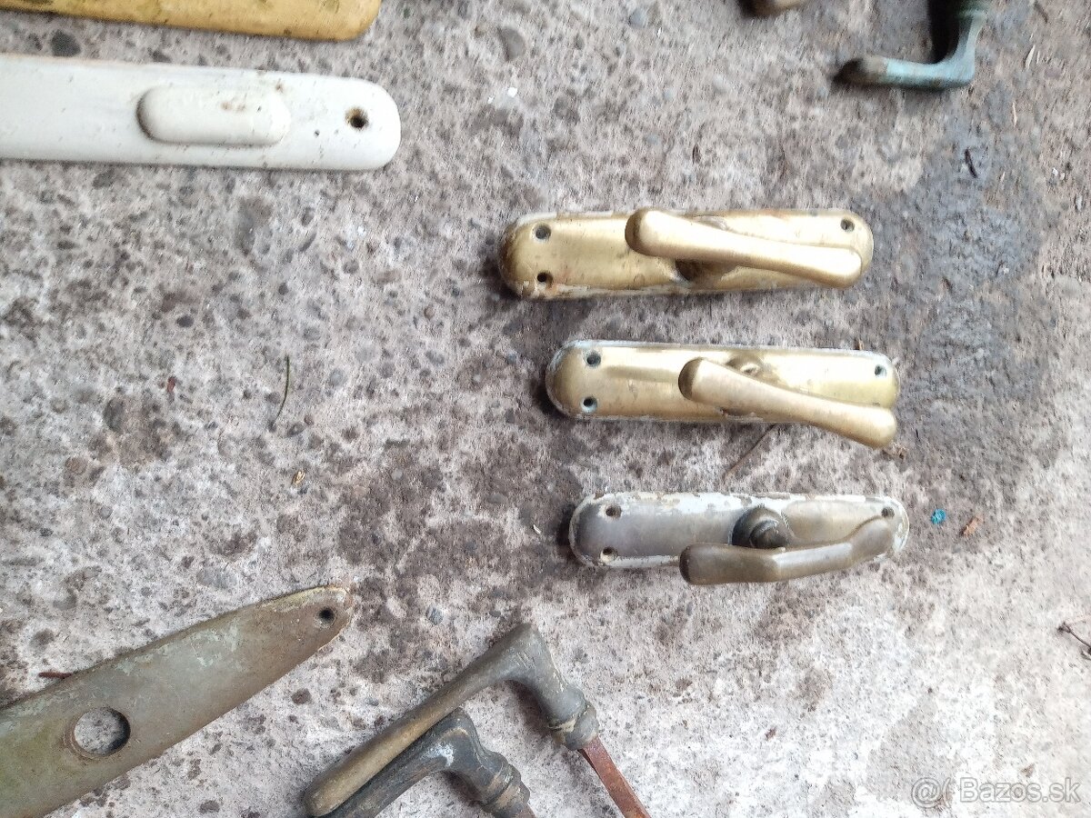 Mosadzné kľučky na okná a dvere - 8