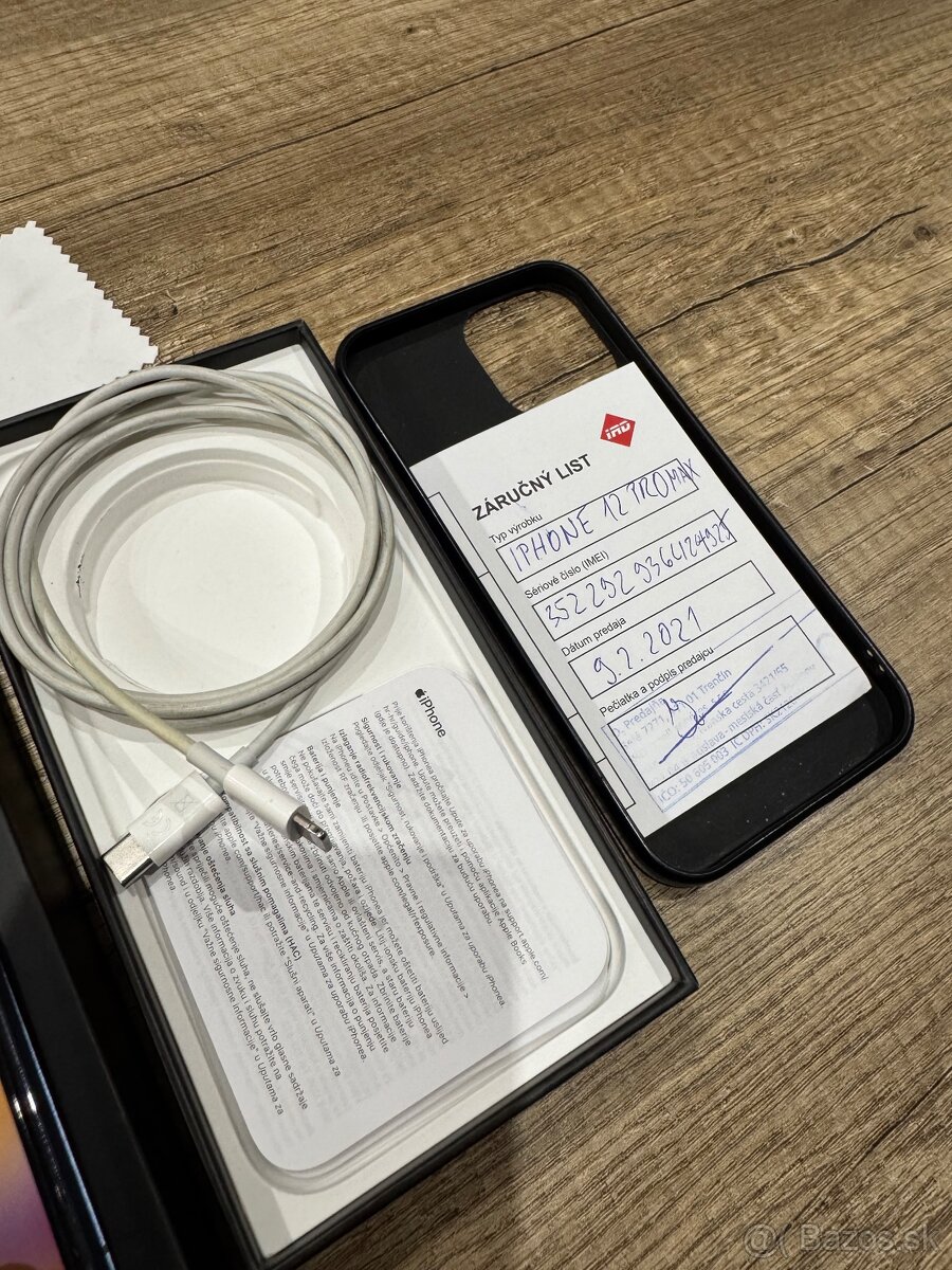 Iphone 12 Pro Max 128GB Pacific Blue - 8