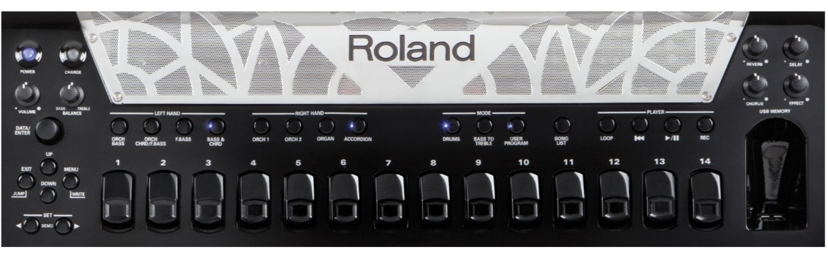 Predám akordeón ROLAND FR 8X - 8