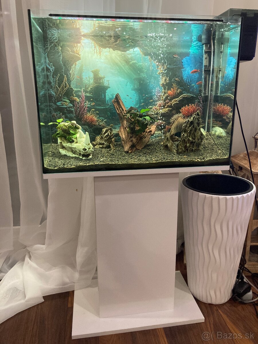 Zariadené akvárium 75l - 8