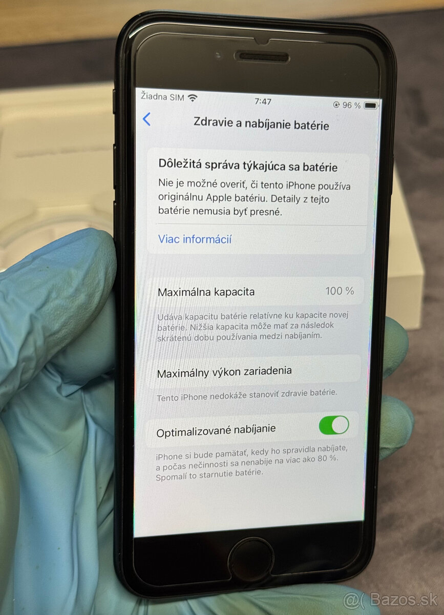 Apple iPhone SE 2020 64 GB Black / nová batéria - 8