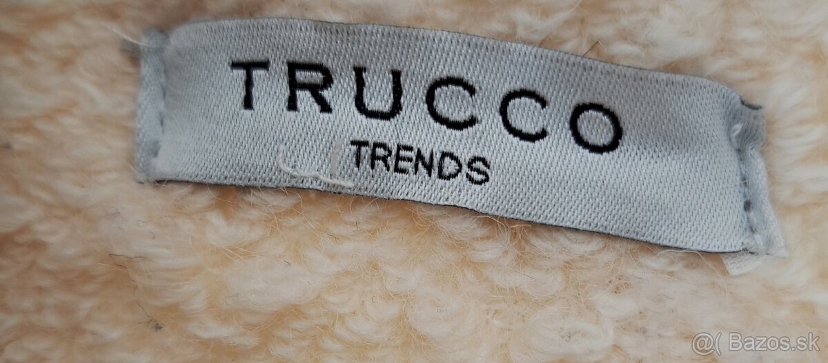 Kremovy kabatik 40 vlna Trucco - 8