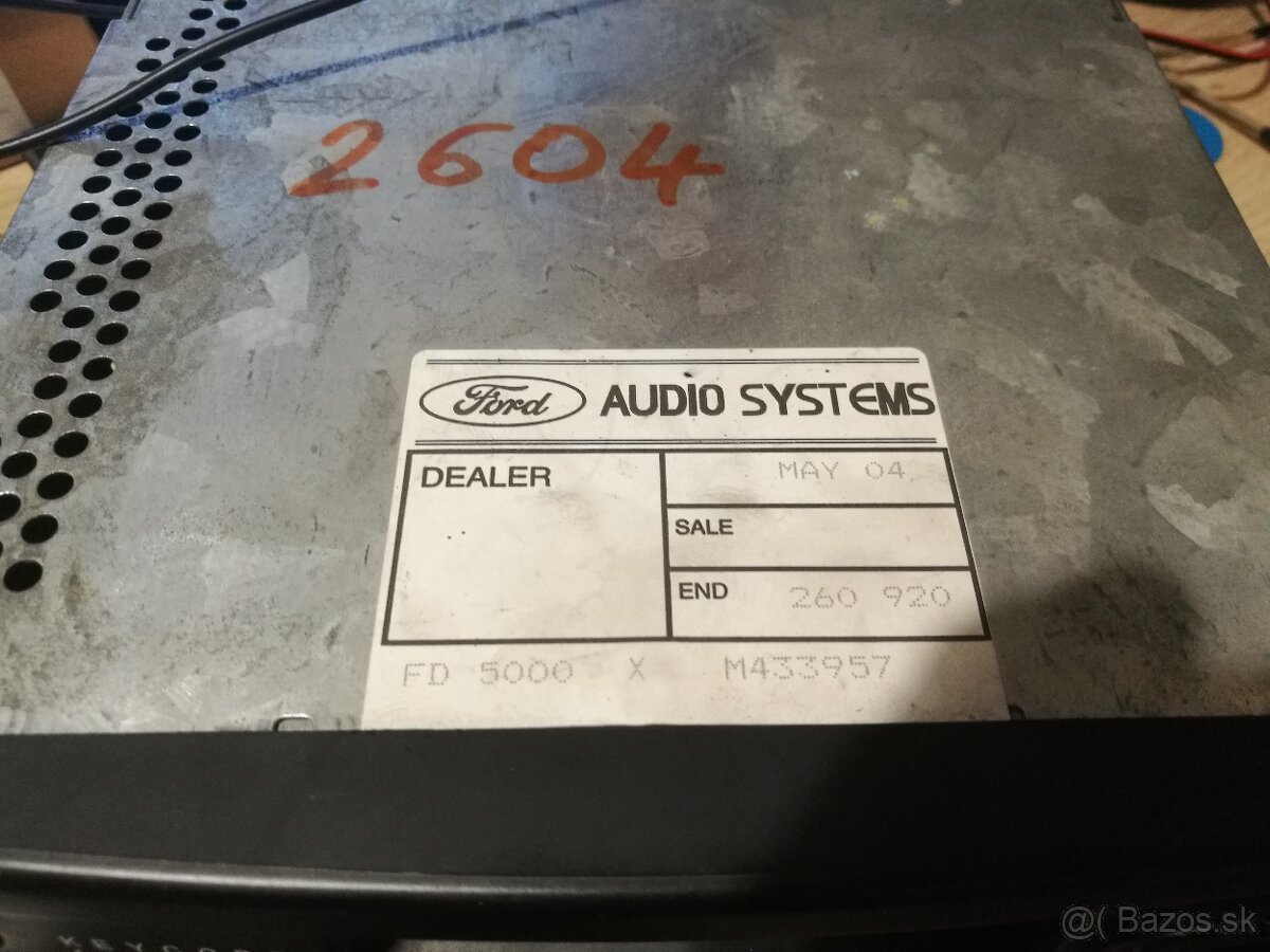 Autorádio FORD 5000 RDS EON. Originál. - 8