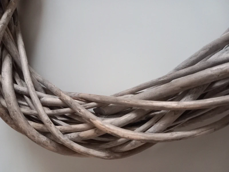 Veľké závesné drevené srdce 36x36 cm - 8