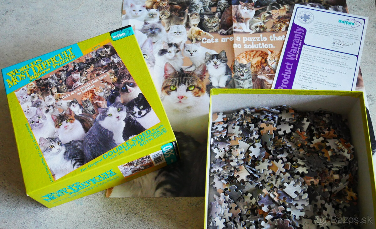 ♦️ PUZZLE = 529 kusov = Mačky ♦️ - 8