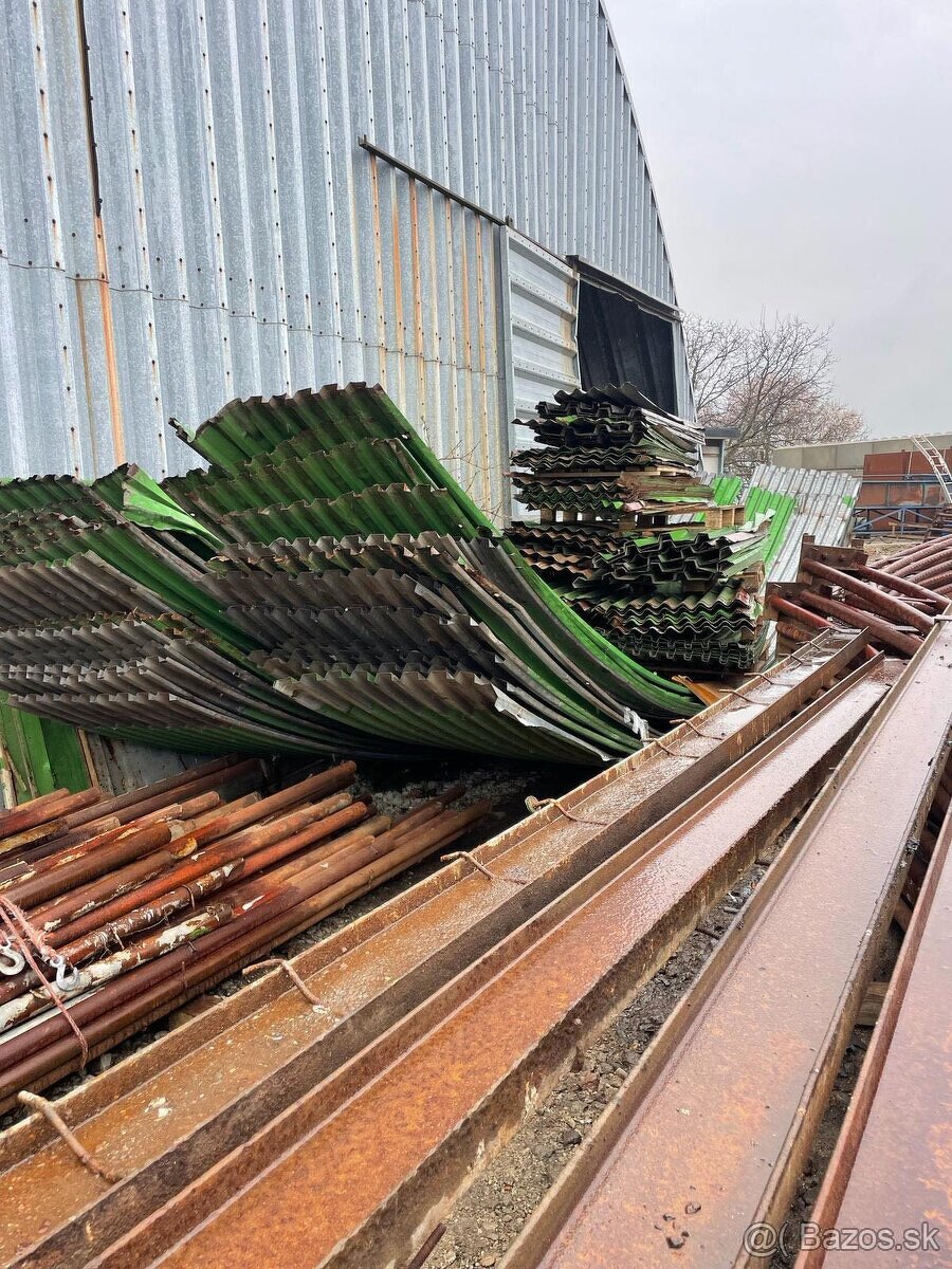 Oblúková plechová hala sklad 15x10x4,7m - 8