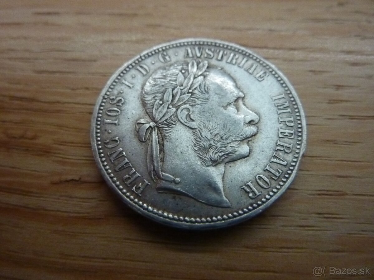 2 x R-U florin 1860 A a 1879 bz v krásnych stavoch - 8