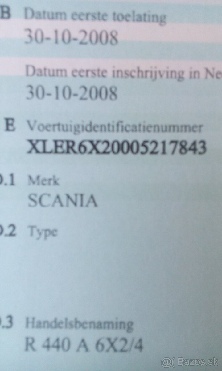 Scania tahač 6x2 špecial R440 - 8