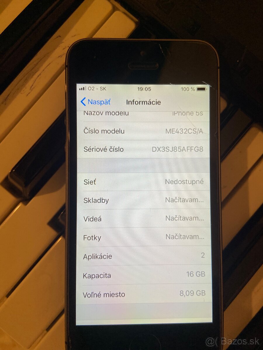 Predám tento iPhone 5s v super stave,všetko funkčné... - 8