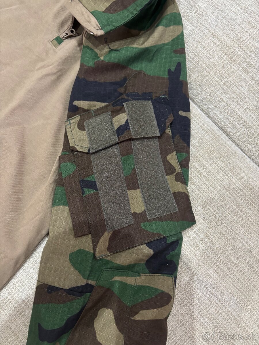 Taktické tričko a nohavice woodland veľkosť S - 8