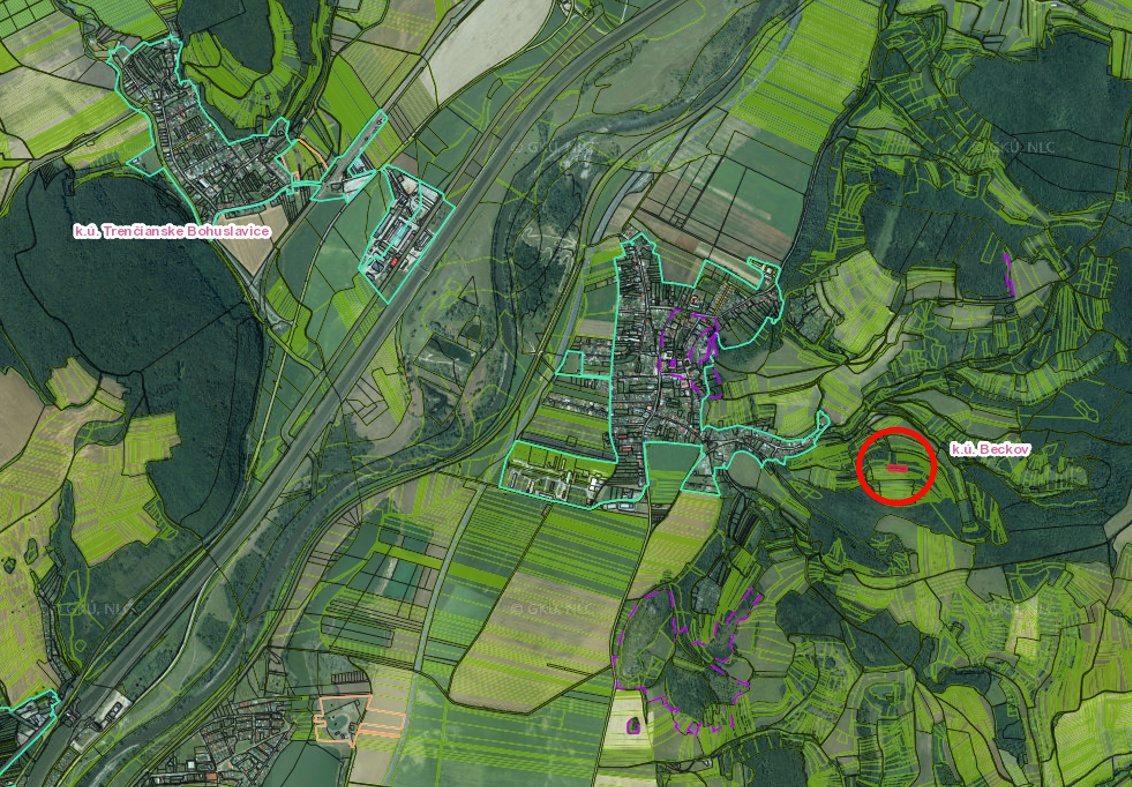 Beckov – 2.133 m2 LESNÝ POZEMOK v súkromnom vlastníctve - 8