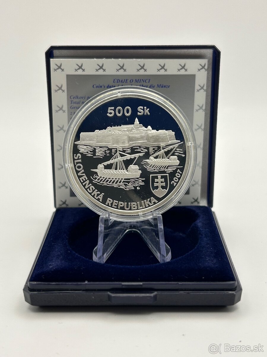 500 sk 1997 Pieniny proof investičné striebro - 8