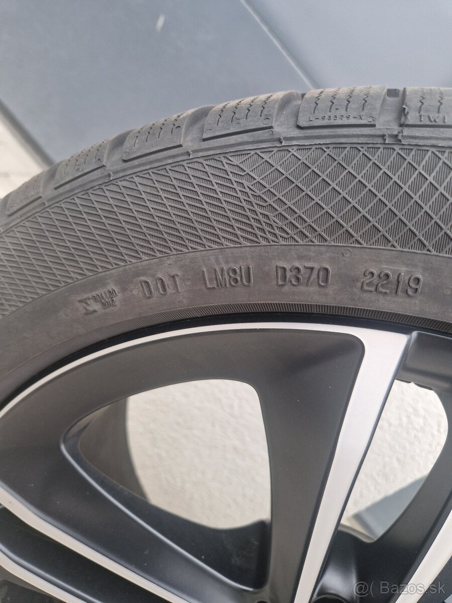 Mercedes originál 18" zimní kola Continental – TOP stav - 8