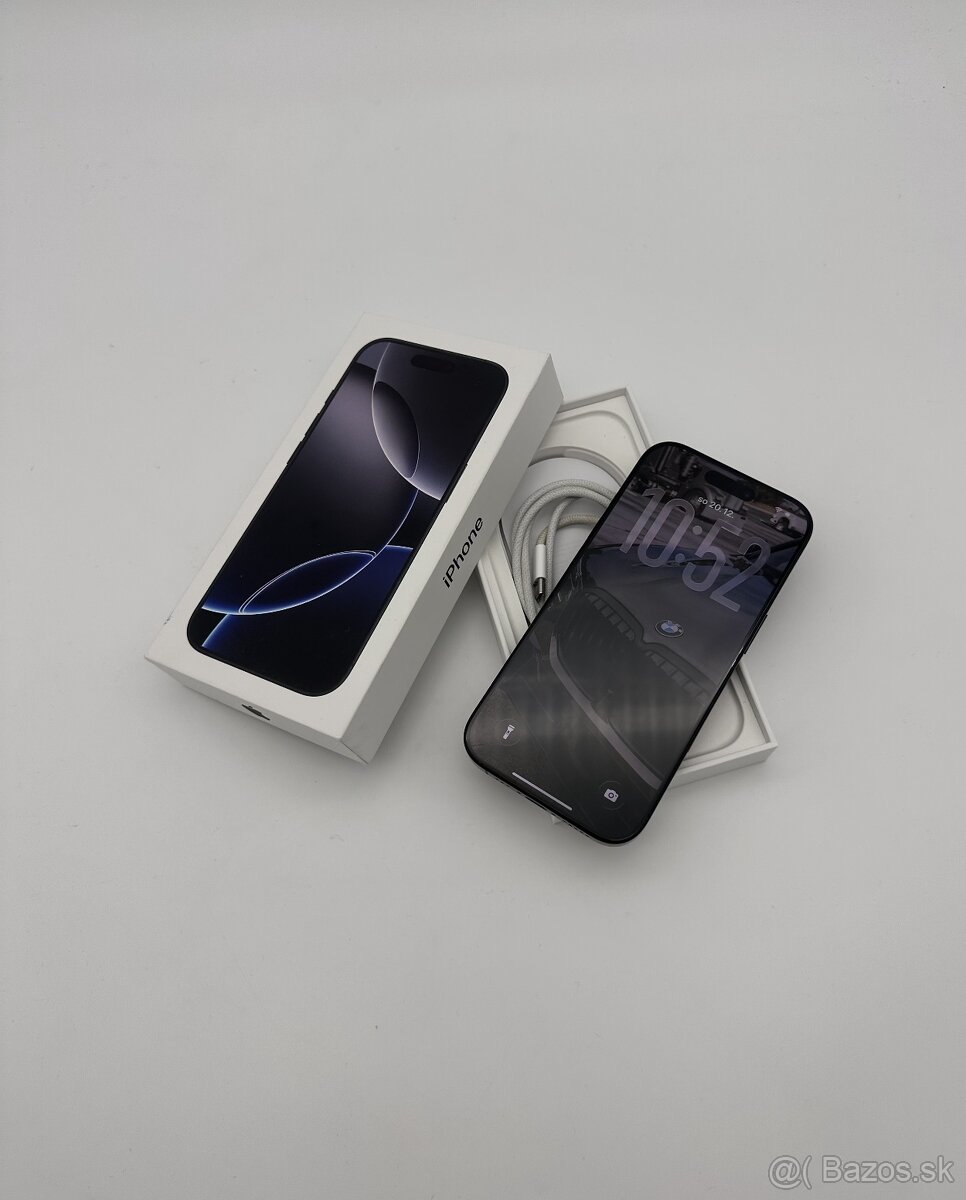 iPhone 16 Pro 128GB Black Titanium (100% Batéria) + ZÁRUKA - 8
