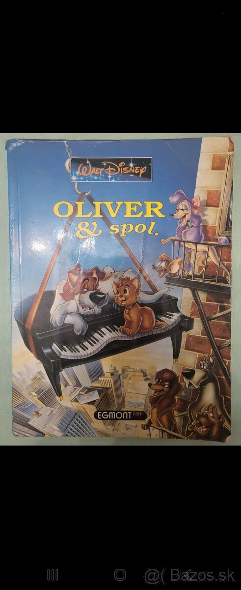 Oliver a spol. KNIHA Walt Disney SK jazyk - 8