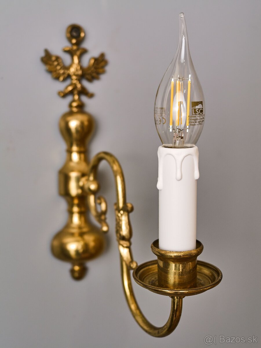 Holandská nástenná lampa / aplika - 8