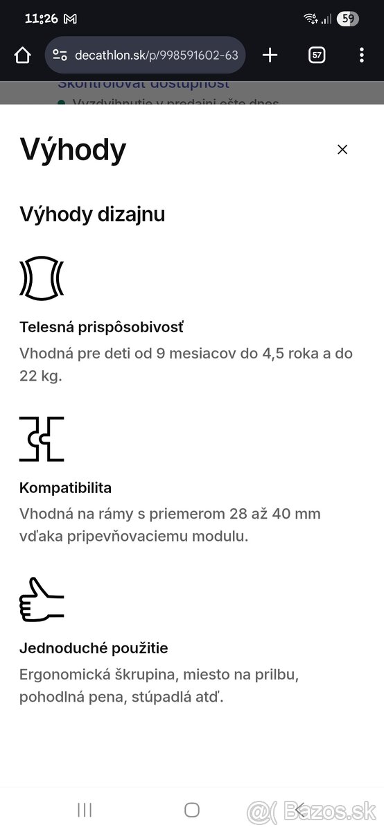 Detská sedačka Hamax Buddy - 8