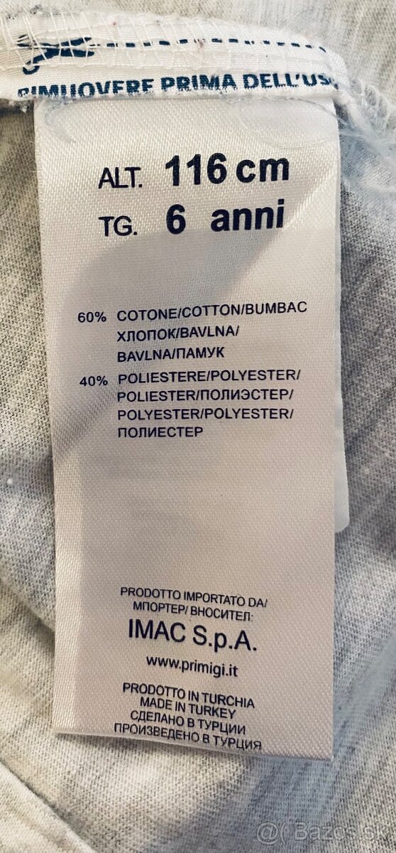 Tričko s dlhým rukávom značky Primigi - 8