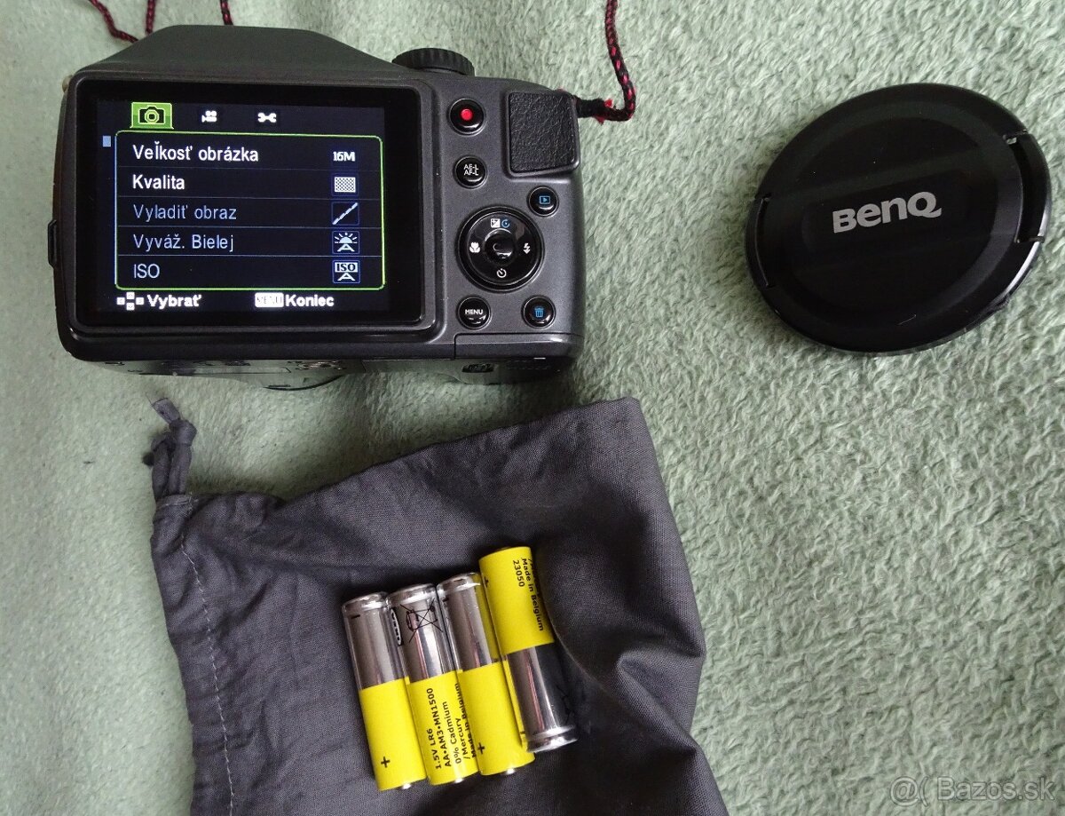Predám digitálny superzoom BENG GH65X na 4 tuž. batérie - 8