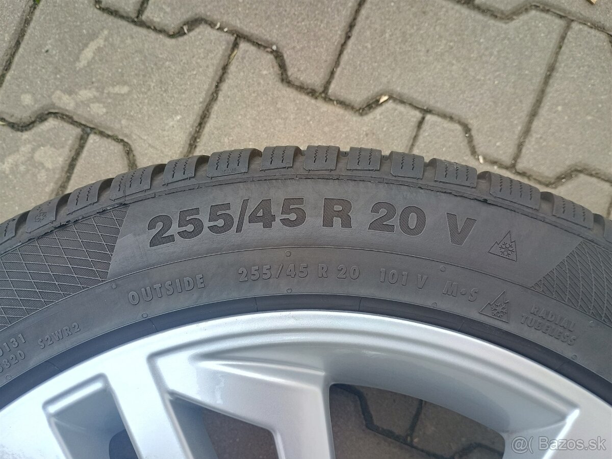 Originálna zimná sada Audi Q5 R20 + Continental 255/45 R20 - 8