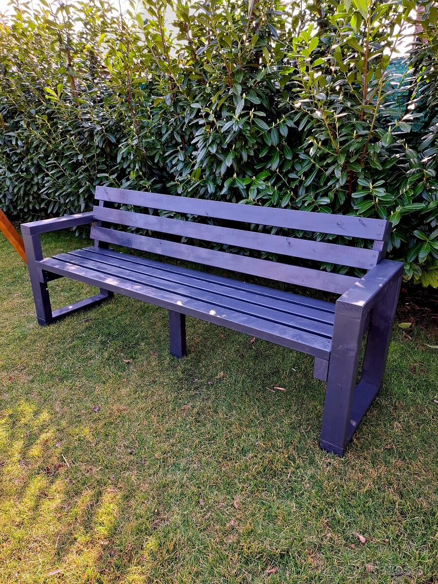 Velká záhradná lavička - 8