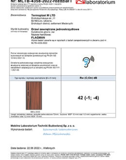 Protipoziarné bezpečnostné dvere SECUM FLAGMAN RC2 - 8