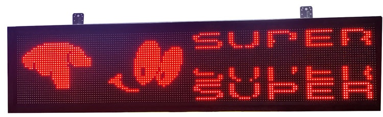 Svetelná LED reklama panel na bežiaci text - 8