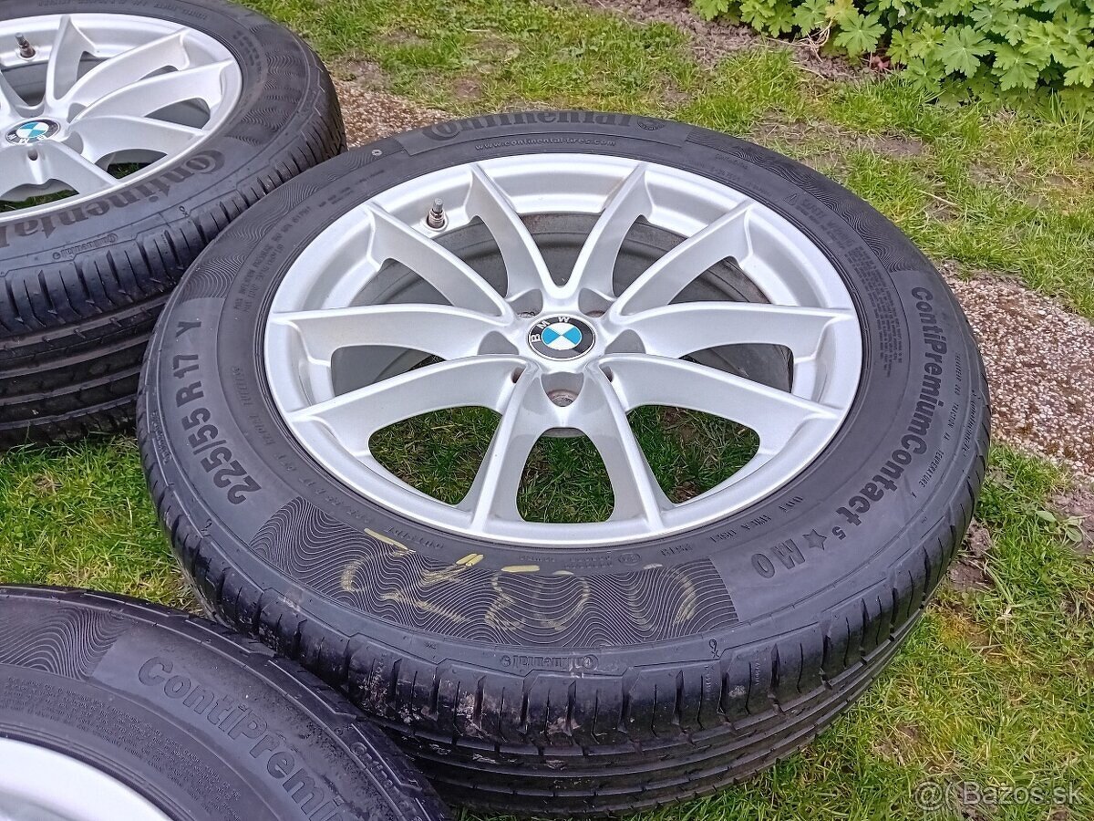 17" ALU 5x112 orig BMW /aj ine/ + letné 225/55 r17 Conti TO - 8