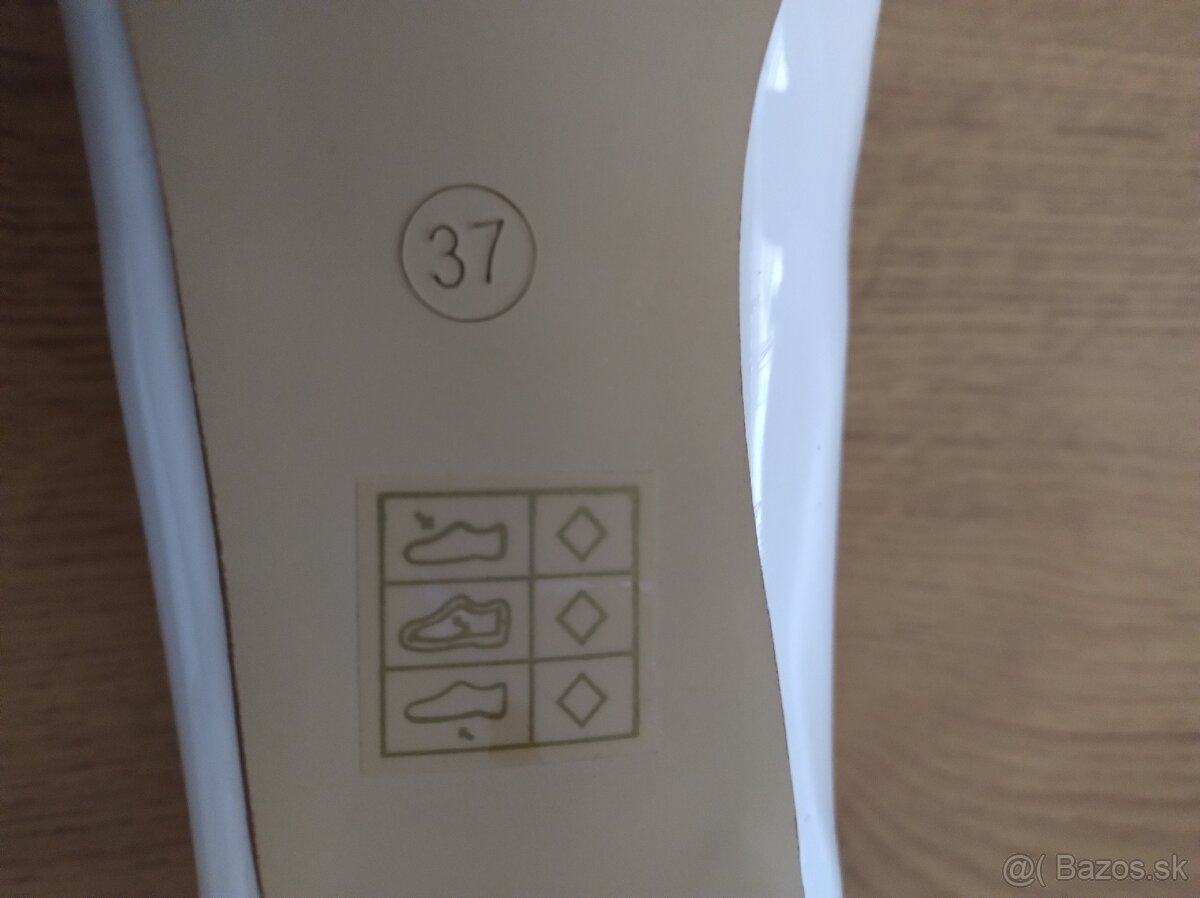 Predám biele lodičky ( svadobné) - 8