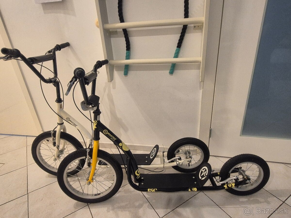 Kolobežka MASTER 16-12 biela-čierna - 8