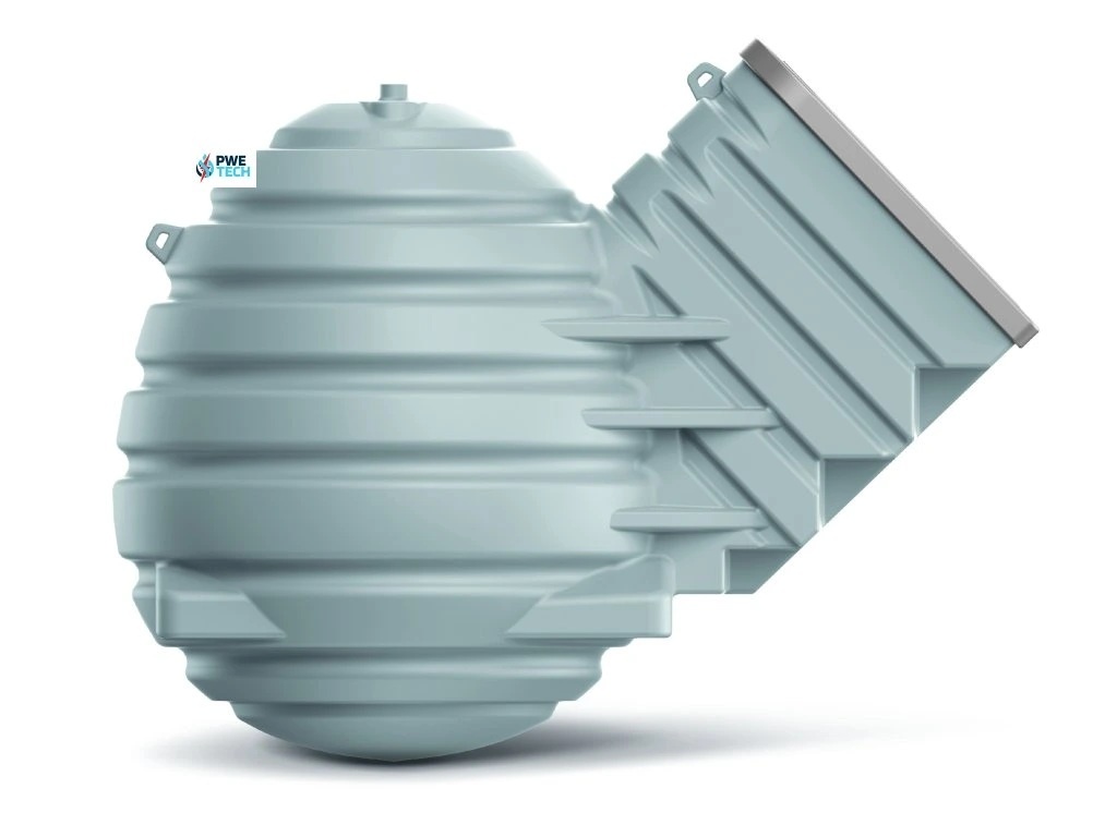 Podzemná plastová monolitická pivnica svetlo šedá 7,5 m3 - 8