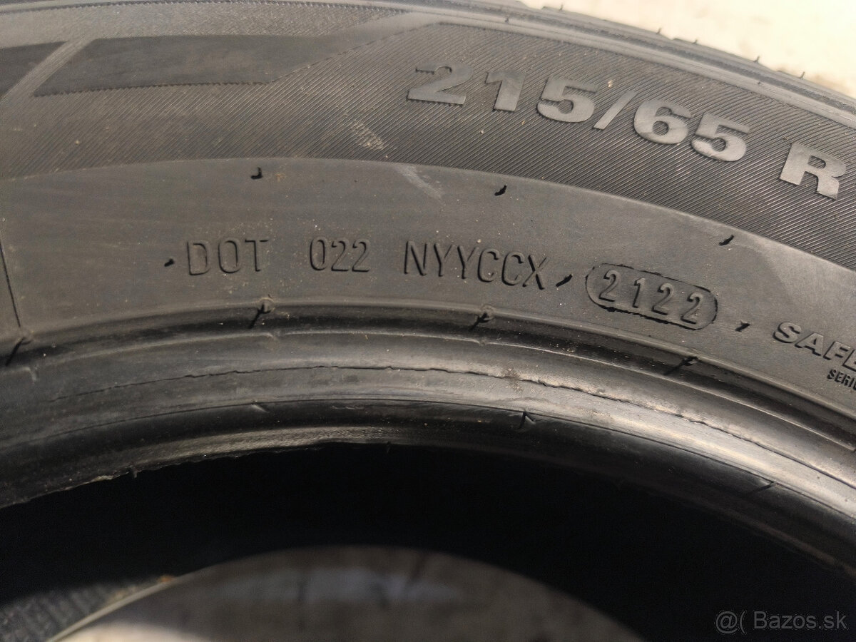 215/65 R16C Celoročné pneumatiky Kumho Portran 2 kusy - 8