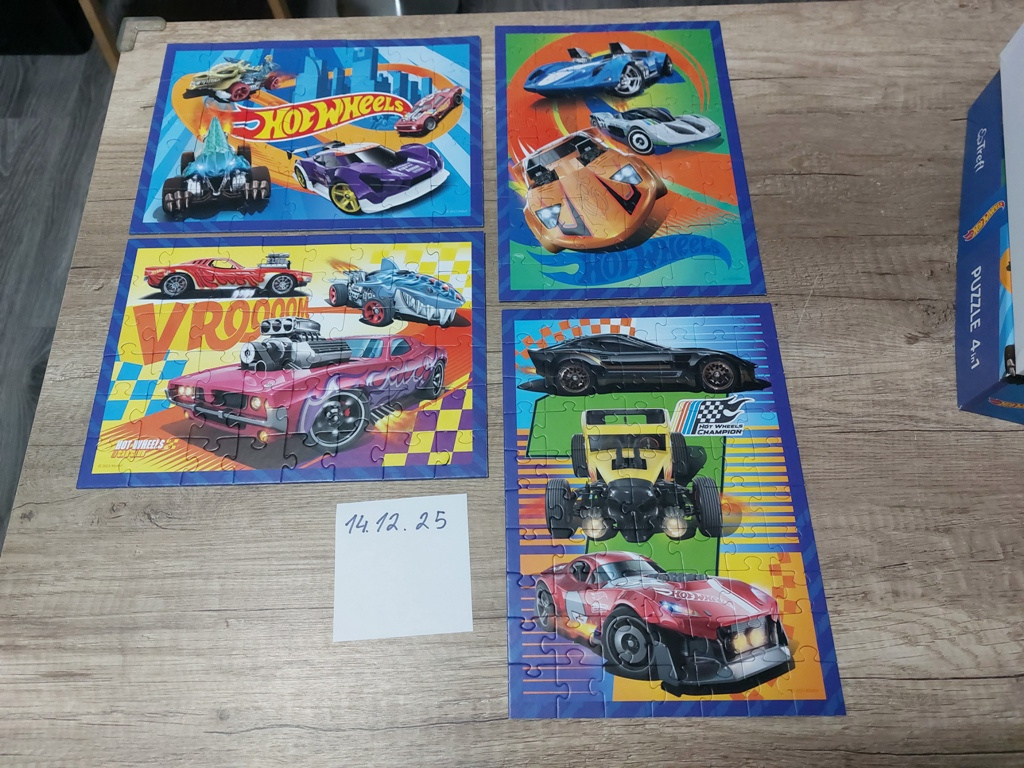 puzzle 4v1 Hotwheels / Spider man - 8